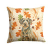 Chestnut Wirehaired Pointing Griffon Heirloom Fall Throw Pillow 14" x 14" product image at NuMercy