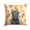 Black Briard Heirloom Fall Throw Pillow 14" x 14" product image at NuMercy