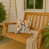 Gray and White Alaskan Malamute Heirloom Fall Throw Pillow 14" x 14" product image at NuMercy 3