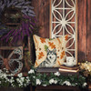 Gray and White Alaskan Malamute Heirloom Fall Throw Pillow 14" x 14" product image at NuMercy 7