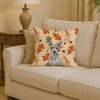 American Hairless Terrier Heirloom Fall Throw Pillow 14" x 14" product image at NuMercy 2