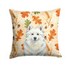 American Eskimo Heirloom Fall Throw Pillow 14" x 14" product image at NuMercy