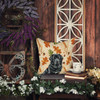Black Tibetan Mastiff Heirloom Fall Throw Pillow 14" x 14" product image at NuMercy 7