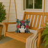 Tricolor Sheltie Christmas Poinsettias Throw Pillow 14" x 14" product image at NuMercy 3