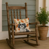 Black and White Shih Tzu Heirloom Fall Throw Pillow 14" x 14" product image at NuMercy 4
