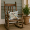 Brindle Whippet Coastal Sea Glass Throw Pillow 14" x 14" product image at NuMercy 4
