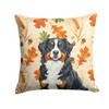 Bernese Mountain Dog Heirloom Fall Throw Pillow 14" x 14" product image at NuMercy