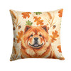 Red Chow Chow Heirloom Fall Throw Pillow 14" x 14" product image at NuMercy