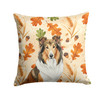 Sable Collie Heirloom Fall Throw Pillow 14" x 14" product image at NuMercy