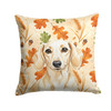 Cream Dachshund Heirloom Fall Throw Pillow 14" x 14" product image at 