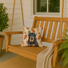 Black and Tan Tibetan Mastiff Heirloom Fall Throw Pillow 14" x 14" product image at NuMercy 3