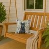 Cane Corso Coastal Sea Glass Throw Pillow 14" x 14" product image at NuMercy 3