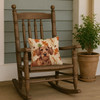 Wirehaired Red Dachshund Heirloom Fall Throw Pillow 14" x 14" product image at NuMercy 4