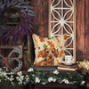 Wirehaired Red Dachshund Heirloom Fall Throw Pillow 14" x 14" product image at NuMercy 7