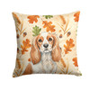 Blenheim Cavalier Spaniel Heirloom Fall Throw Pillow 14" x 14" product image at NuMercy
