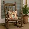 Red Akita Heirloom Fall Throw Pillow 14" x 14" product image at NuMercy 4