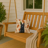Black German Shepherd Heirloom Fall Throw Pillow 14" x 14" product image at NuMercy 3