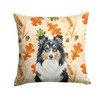 Tricolor Sheltie Heirloom Fall Throw Pillow 14" x 14" product image at NuMercy