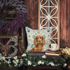 Boykin Spaniel Coastal Sea Glass Throw Pillow 14" x 14" product image at NuMercy 7