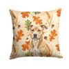 Fawn American Staffordshire Terrier Heirloom Fall Throw Pillow 14" x 14" product image at NuMercy