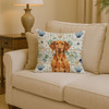 Vizsla Coastal Sea Glass Throw Pillow 14" x 14" product image at NuMercy 2