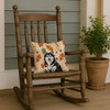 Black and White Alaskan Malamute Heirloom Fall Throw Pillow 14" x 14" product image at NuMercy 4