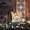 Coton de Tulear Heirloom Fall Throw Pillow 14" x 14" product image at NuMercy 7