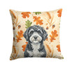 Portuguese Water Dog Heirloom Fall Throw Pillow 14" x 14" product image at NuMercy