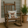 Chocolate Chihuahua Coastal Sea Glass Throw Pillow 14" x 14" product image at NuMercy 4