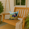 Kansas Sunflowers in Watercolor Throw Pillow 14" x 14" DAC1654 product image at NuMercy 3