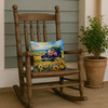 Kansas Sunflowers in Watercolor Throw Pillow 14" x 14" DAC1654 product image at NuMercy 4