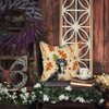 Black and Tan Saluki Heirloom Fall Throw Pillow 14" x 14" product image at NuMercy 7