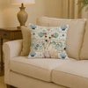 Cream Italian Greyhound Coastal Sea Glass Throw Pillow 14" x 14" product image at NuMercy 2