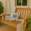 Blue Belton English Setter Coastal Sea Glass Throw Pillow 14" x 14" product image at NuMercy 3