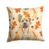 Fawn Boerboel Heirloom Fall Throw Pillow 14" x 14" product image at NuMercy