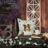 Sable Collie Coastal Sea Glass Throw Pillow 14" x 14" product image at NuMercy 7