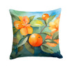 Florida Orange Blossom in Watercolor Throw Pillow 14" x 14" DAC1638 product image at NuMercy