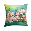 Louisiana Magnolias in Watercolor Throw Pillow 14" x 14" DAC1663 product image at NuMercy