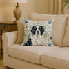 Landseer Newfoundland Coastal Sea Glass Throw Pillow 14" x 14" product image at NuMercy 2