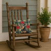 Black and Tan Lakeland Terrier Christmas Poinsettias Throw Pillow 14" x 14" product image at NuMercy 4