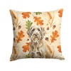 Spinone Italiano Heirloom Fall Throw Pillow 14" x 14" product image at NuMercy