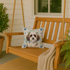 Parti-color Havanese Coastal Sea Glass Throw Pillow 14" x 14" product image at NuMercy 3