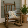 Cream Saluki Coastal Sea Glass Throw Pillow 14" x 14" product image at NuMercy 4