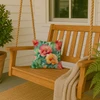 Georgia Cherokee Rose in Watercolor Throw Pillow 14" x 14" DAC1640 product image at NuMercy 3