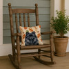 Black Pomeranian Heirloom Fall Throw Pillow 14" x 14" product image at NuMercy 4