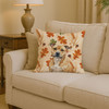 Fawn Staffordshire Bull Terrier Heirloom Fall Throw Pillow 14" x 14" product image at NuMercy 2