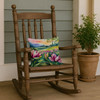 Louisiana Magnolias in Watercolor Throw Pillow 14" x 14" DAC1660 product image at NuMercy 4