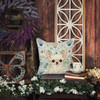 Cream Chihuahua Coastal Sea Glass Throw Pillow 14" x 14" product image at NuMercy 7