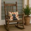 Black Labrador Retriever Heirloom Fall Throw Pillow 14" x 14" product image at NuMercy 4
