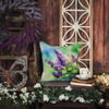 New Hampshire Purple Lilac in Watercolor Throw Pillow 14" x 14" DAC1686 product image at NuMercy 5